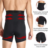 Men's Body Shaper Compression Shorts Waist Trainer Tummy Control Boxer Shaping Underwear Flat Tummy Girdle Body Shaper Silicone MartLion   