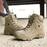 Footwear Military Tactical Men's Boots Special Force Leather Desert Combat Ankle Army Mart Lion   