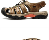 Summer Men's Outdoor Sandals Beach Shoes Genuine Leather Trekking Hiking MartLion   