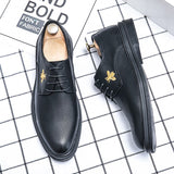 Genuine Leather Footwear Brand Luxury Men's Casual Driving Designer Loafers Moccasins Wedding Dress Shoes Mart Lion   