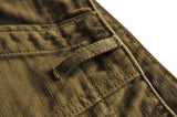 Pants Military Pants  Classic Olive Sateen Men's Baker Pants Satin Cotton Straight Fit MartLion   