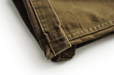 Pants Military Pants  Classic Olive Sateen Men's Baker Pants Satin Cotton Straight Fit MartLion   