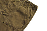 Pants Military Pants  Classic Olive Sateen Men's Baker Pants Satin Cotton Straight Fit MartLion   