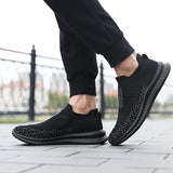 Men's Shoes Casual Shoes Lightweight Sneakers Breathable Slip on Driving Loafers MartLion   