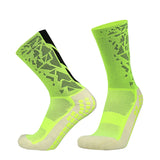 Silicone Anti Slip Football Socks Takraw Men Women Sport Basketball Grip Soccer Socks MartLion green  