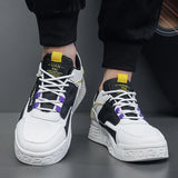Men's thick soled casual board shoes soft soles four seasons outdoor walking shoes youth versatile shoes MartLion