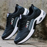 Cushioning Outdoor Running Shoes Men's Non-slip Sport Professional Athletic Training Sneakers MartLion black1 39 