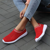 Women Sneakers Mesh Breathable Casual Tennis Shoes Outdoor Walking Slip on Lightweight Running Mart Lion   