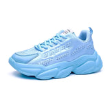 Casual Men's Shoes Soft Sneakers Lightweight Breathable Mesh Shoes Trendy Running Footwear MartLion Blue 39 