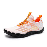 Men's Water Shoes Quick Dry Barefoot for Swim Diving Surf Aqua Sports Pool Beach Walking Yoga beach hiking Mart Lion WHITE ORANGE 40 