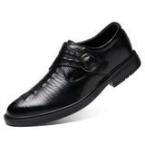 100% Genuine Leather Shoes Men's Dress Shoes Formal Oxfords Sapato Social Masculino Mart Lion   