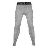 Men's Running Leggings Sportswear Quick Dry Gym Fitness Tights Workout Training Jogging Sports Trousers Compression Sport Pants MartLion gray Running pants M