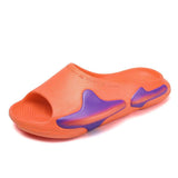 Men's Slippers Summer Breathable Beach Leisure Shoes Slip On Sandals Lightweight Soft Unisex Sneakers Zapatillas Mart Lion 7-Orange 7 
