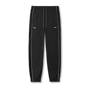 Summer Thin Men's Casual Pants Gym Brand Loose Quick Dry Trousers Running Jogging Fitness Sports Workout Sweatpants MartLion black M 