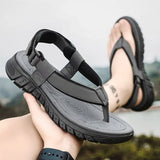 Summer men's casual breathable outdoor beach shoes flip flops waterproo MartLion   