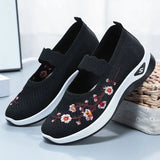 Summer Women's Shallow Flats Loafers Breathable Mary Jeans Flower Sneakers Platform Running Cotton Slip On Shoes MartLion   