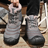 Golden Sapling Winter Boots Men's Warm Plush Snow Shoes Platform Flats Leisure Footwear Retro Casual Outdoor Work MartLion   