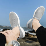 Mesh Men's Shoes Summer Lightweight Sneakers Casual Walking Breathable Men's Loafers Zapatillas Hombre MartLion   