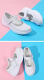 Women's Shoes Women  Leather Sneakers Slip on Platform Wedges White Ladies Loafers Casual MartLion   