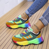 Women Sport Shoes Platform Sneakers Ladies Spring Winter Flats Running  Lace Up MartLion   