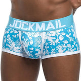 Underwear Men's Lovely Cartoon Print Boxers Homme Underpants Soft Breathable Panties MartLion 447skyblue XXL 