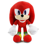 30CM Super Sonic Plush Toy The Hedgehog Amy Rose Knuckles Tails Cute Cartoon Soft Stuffed Doll Birthday Gift For Children MartLion 30cm red 230g  