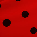 Polka Dot Summer Ladies Dress Vintage Retro With Sleeveless V-Neck  Robe Casual MartLion   
