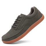 Casual Lightweight Non-slip Running Shoes Men's Wide Barefoot Sneakers Walking Footwear MartLion Dark Grey 46 