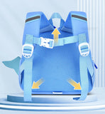 Cartoon Whale School Bags for Kids Light Weight Kindergarten Girls Kawaii Backpacks Toddler Boys Back Pack Mochilas Escolares MartLion   
