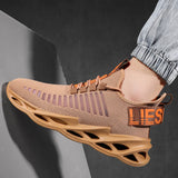  Sneakers Men's Lightweight Blade Running Shoes Shockproof Breathable Sports Height Increase Platform Walking Gym MartLion - Mart Lion