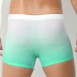 man Boxers Briefs Gradient Color Underwear Control Panties Modal Microfiber Soft Breathable MartLion   