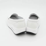 Summer Genuine Leather Women's Shoes Nurse Swing Work all Single star Wedges Black white Platform MartLion   