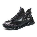 Men's Shoes Sneakers Casual Platform Blade Loafers Running Tenis Luxury Designer Shoes MartLion Black 39 