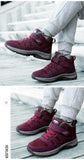 Winter Men's Boots Plush Leather Waterproof Sneakers Climbing Shoes Unisex Women Outdoor Non-slip Warm Hiking MartLion   