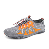 couples upstream shoes beach fitness yoga outdoor five-finger swimming non-slip wading Beach Water Mart Lion GRAY ORANGE 35 