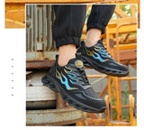 Men's Safety Work Shoes For Construction Working Boots Puncture Proof Steel Toe Indestructible Work Sneakers MartLion   