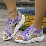 Sandals Lady Platform Chunky Women's Open Toe Casual Summer Sports Shoes MartLion   