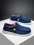 Men Casual Shoes Slip on Canvas Loafers Walking Flats for Man MartLion   