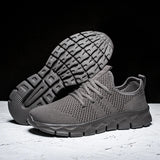 Men's flying woven outdoor running shoes casual lightweight breathable sports MartLion   