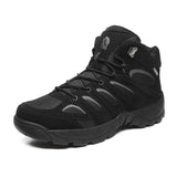 Men's Boots Tactical Military Combat Outdoor Hiking Winter Shoes Light Non-slip Desert Ankle Mart Lion Black 40 