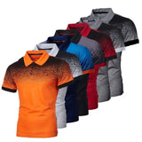 Men Polo Men Shirt Short Sleeve Polo Shirt Print Polo  Summer Streetwear Casual Fashion Men tops MartLion   