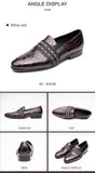 Deluxe Men's Casual Loafers Shoes Luxury Hand Printing Loafers Slip on Everyday Wear Genuine Leather MartLion   
