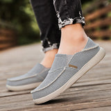Men's Loafers Canvas Shoes Casual Sneakers Slip On Footwear Mart Lion   