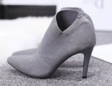 Salsa Dance Shoes for Women Autumn High-heeled Dancing Boots Popular Pointed Toe Party Ballroom MartLion   