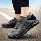  Light Casual Running Shoes Men's Unisex Comfot Mesh Sock Sneakers Women Summer Breathable Athletic Jogging Walking Mart Lion - Mart Lion