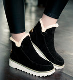 Winter Boots with Plush Women In Anti Slip Platform Wedges Warm Shoes Fur Snow Ankle Mart Lion   