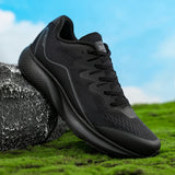 Student Training Shoes Women's Ultra-light Shock-absorbing Winter Sports Professional Running MartLion black 43 