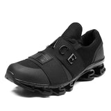 Black Sneakers Men's Breathable Weave Blade Shoes Trainers Non-slip Casual Sneakers Zapatillas De Hombre MartLion black  A180 40 CHINA