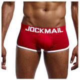 Men's Boxers Boxer Shorts Underpants Underwear Bulge Pouch Breathable Panties Solid Boxer Hombre MartLion Red XXL CHINA
