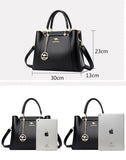 Women Soft Leather Handbags Luxury Designer 3 Layers Shoulder Crossbody Bags Ladies Large Capacity Shopping Brand Messenger Tote MartLion   